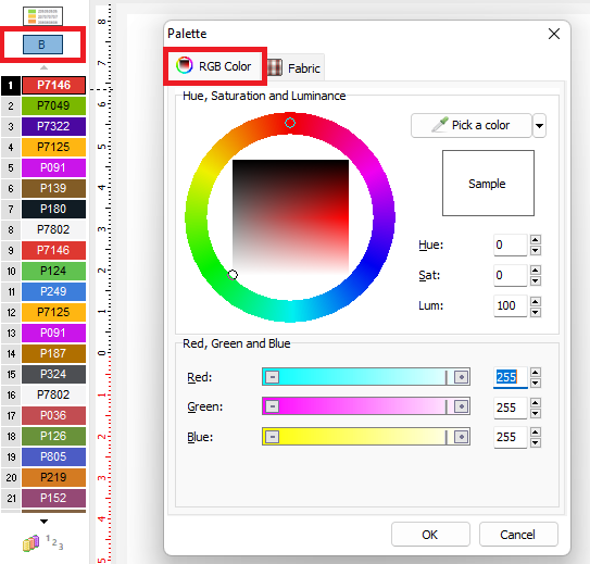 Color Palette 9B