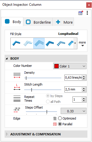 OI Column_Longitudinal_Body