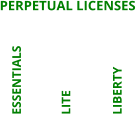 LIBERTY LITE ESSENTIALS PERPETUAL LICENSES