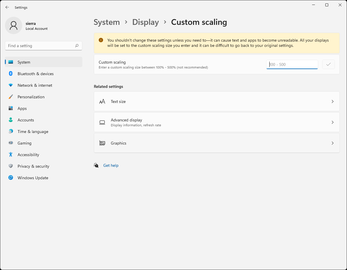 CustomScale